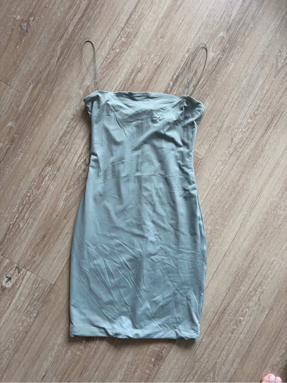 Meshki Mini Dress in Sage Green